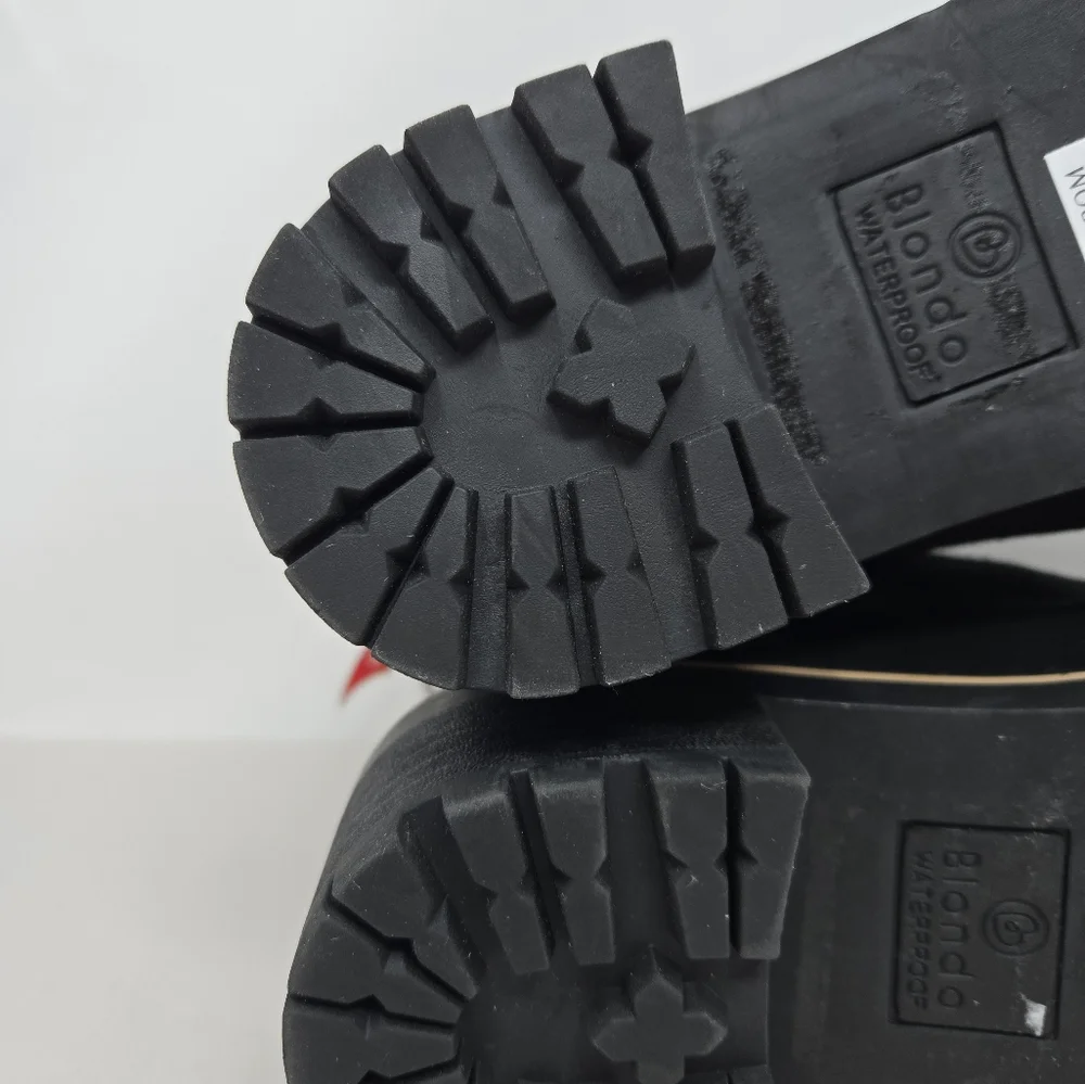 Blondo Waterproof Womens Booties Sz 7M Black Suede Chelsea Ankle Pull On Casual - Picture 6 of 11